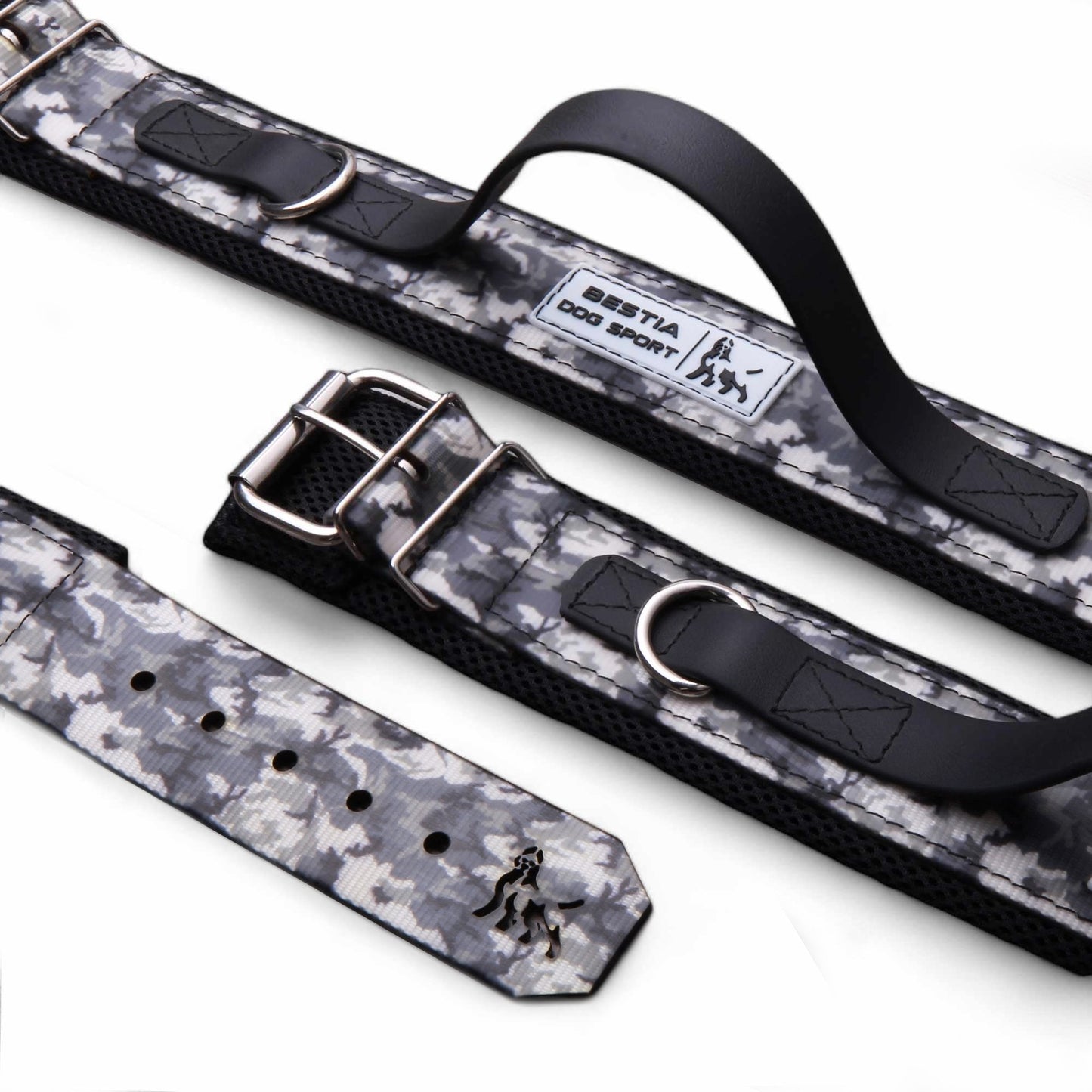 HANDLE COLLAR GREY CAMO