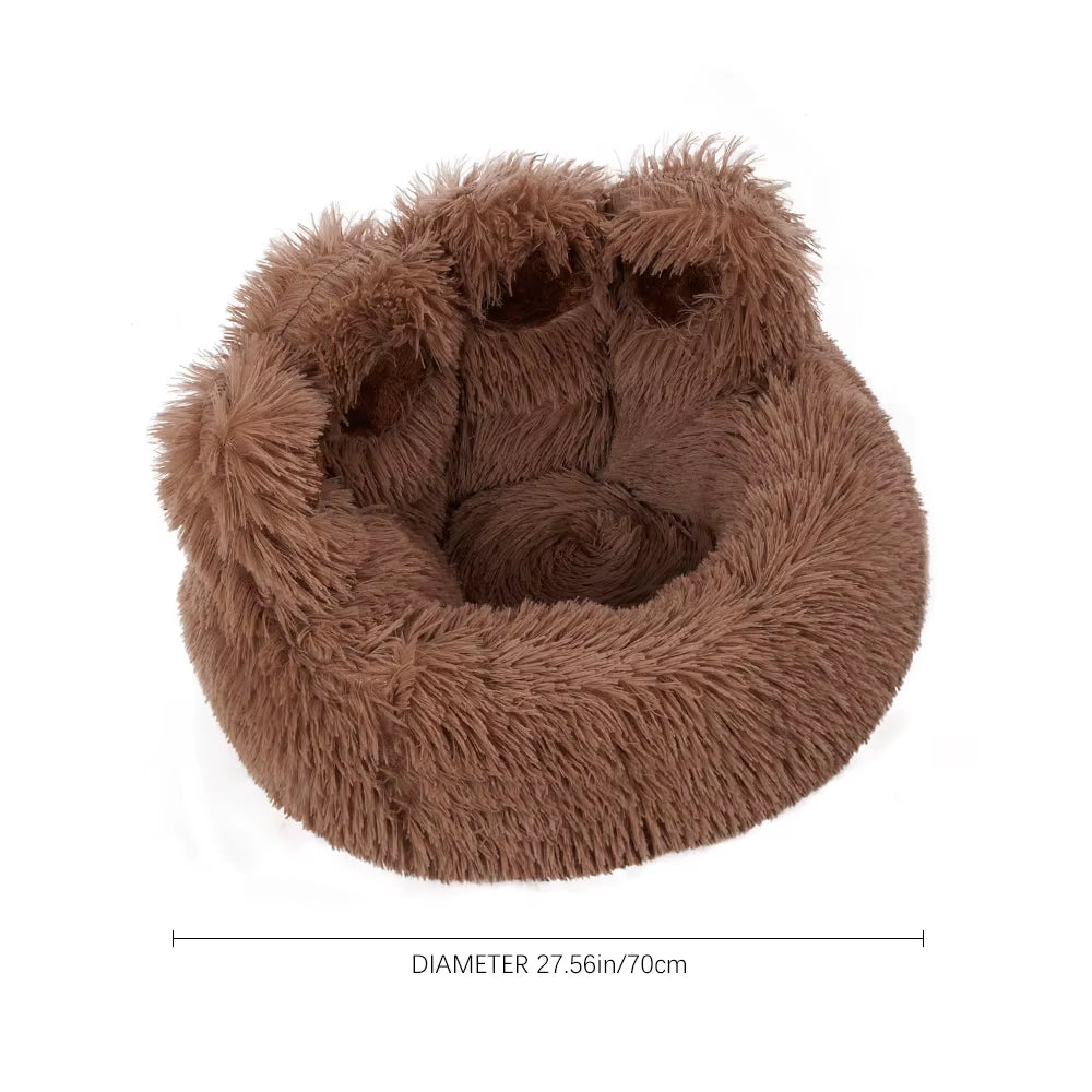 Soft Plush Pet Bed Warm Washable Bed for Pets with Thickened PP Cotton