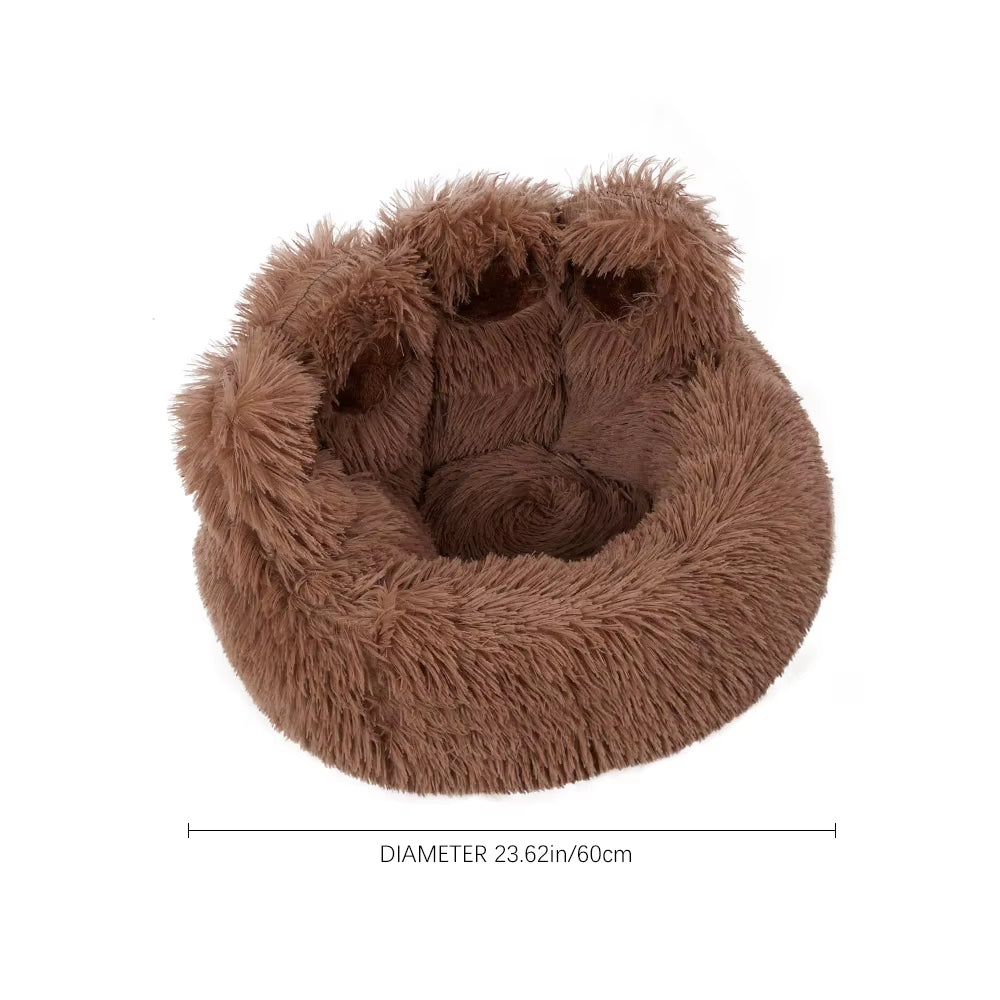Soft Plush Pet Bed Warm Washable Bed for Pets with Thickened PP Cotton