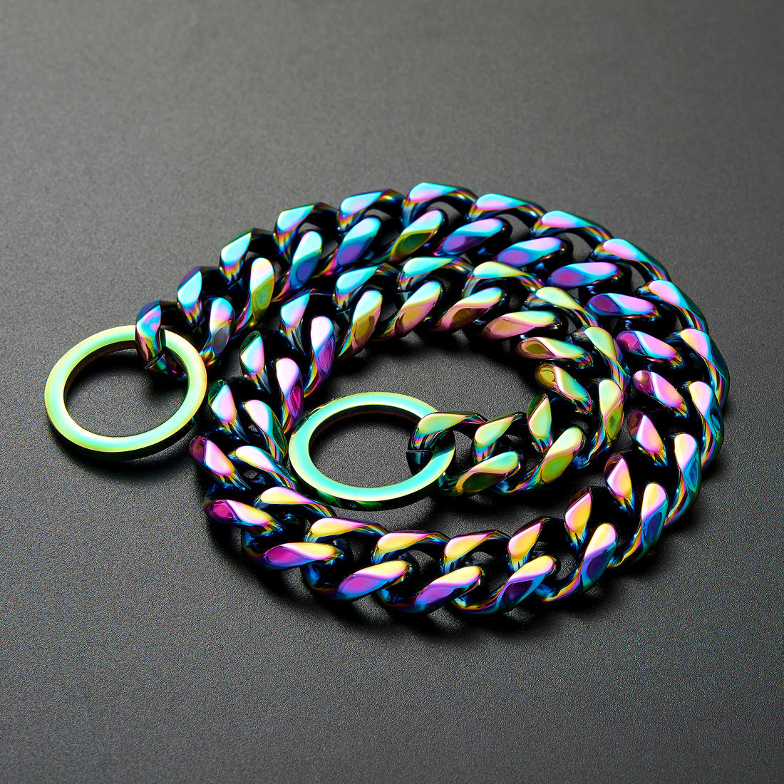 Stylish Dog Chain with Color Plating