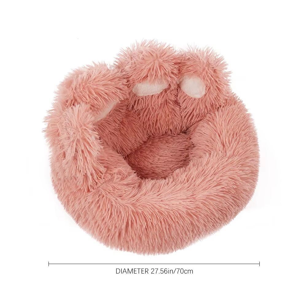 Soft Plush Pet Bed Warm Washable Bed for Pets with Thickened PP Cotton