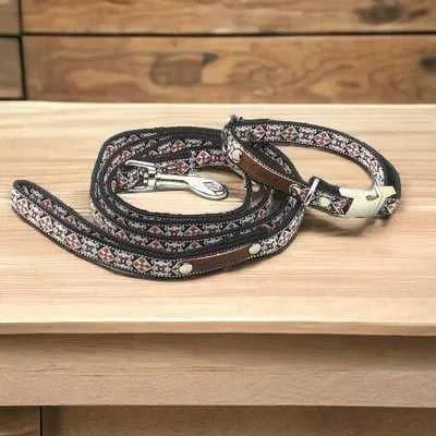 Finnigan's Fabulous Floral Dog Collar Set-0