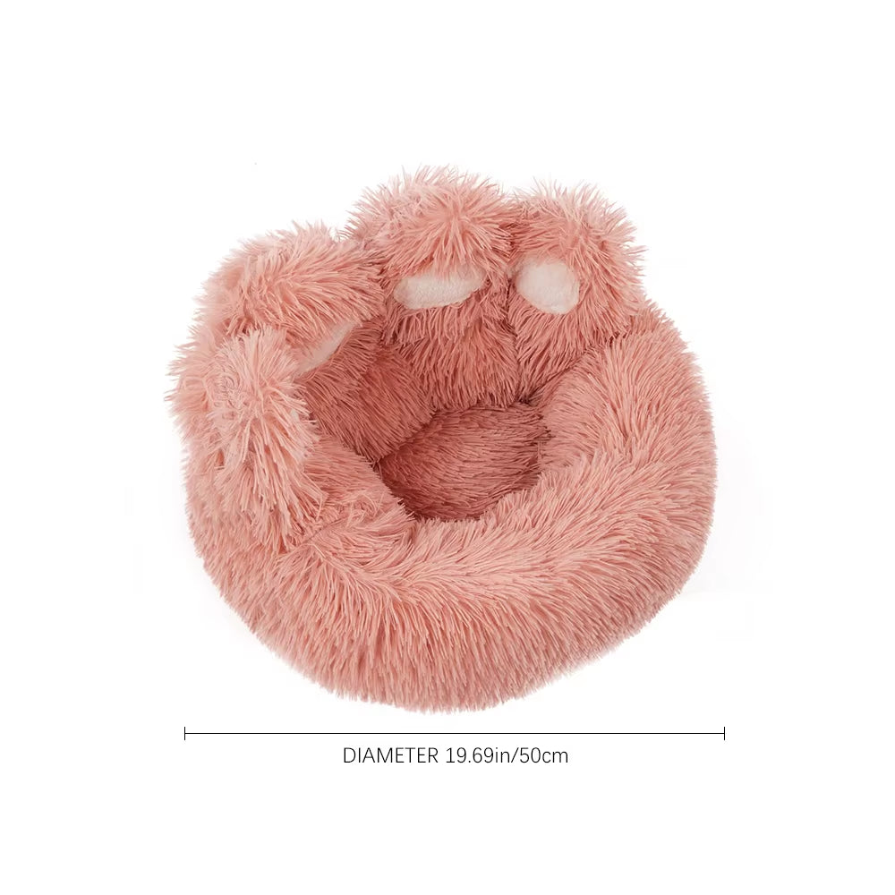 Soft Plush Pet Bed Warm Washable Bed for Pets with Thickened PP Cotton