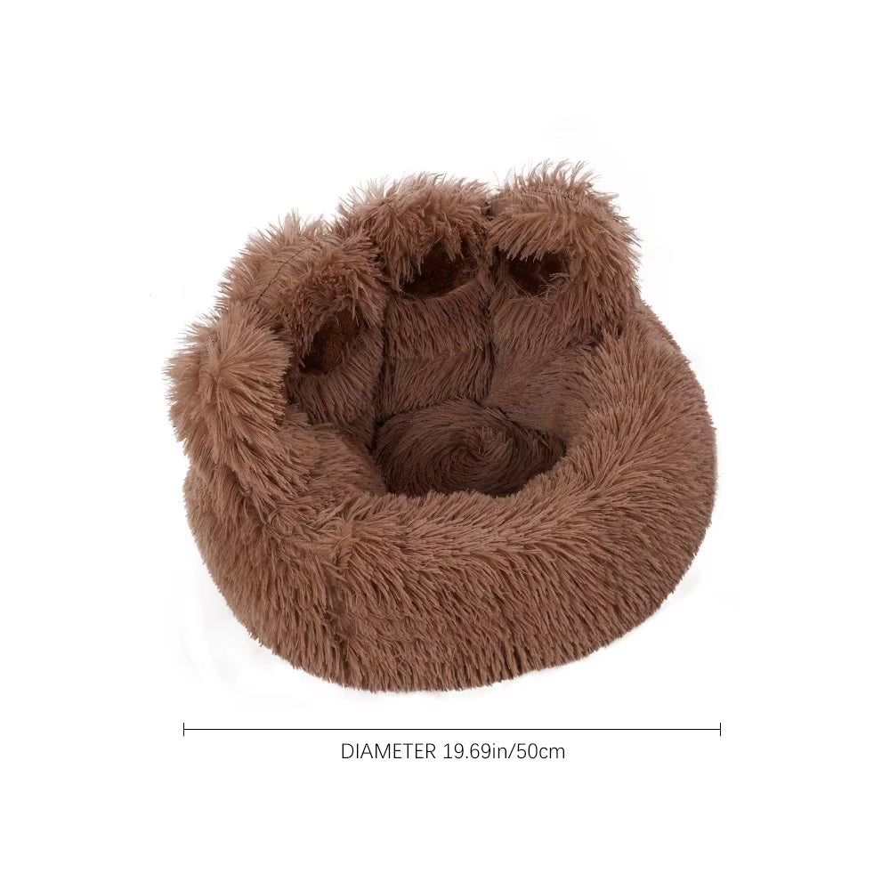 Soft Plush Pet Bed Warm Washable Bed for Pets with Thickened PP Cotton