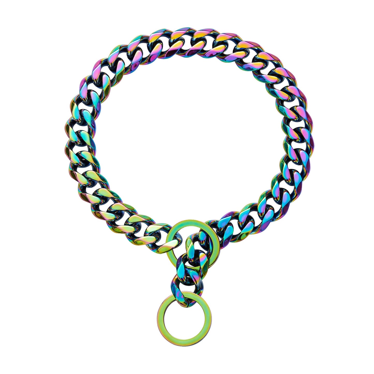 Stylish Dog Chain with Color Plating